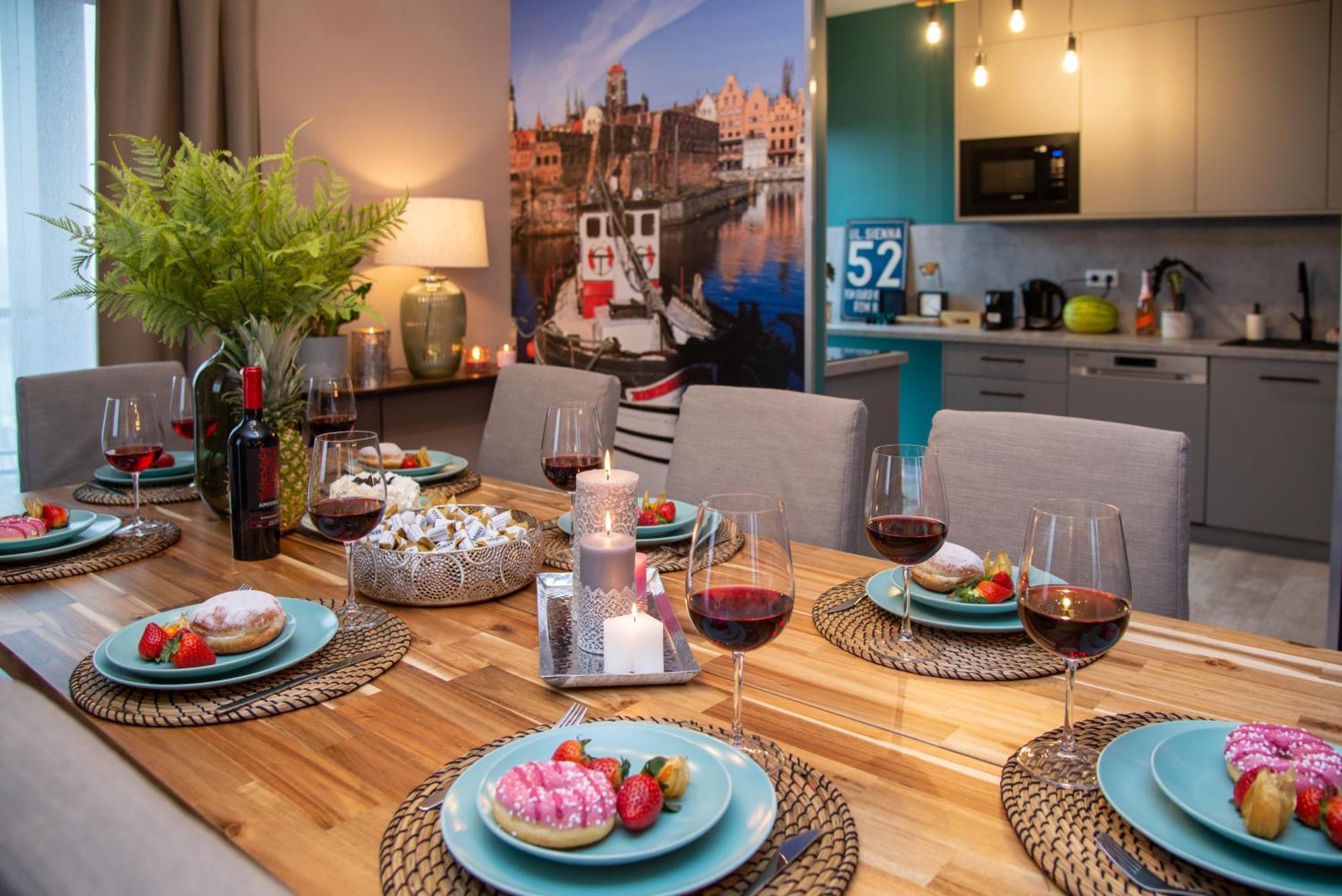 Premium 4 Rooms Apartment Gdańsk Kültér fotó